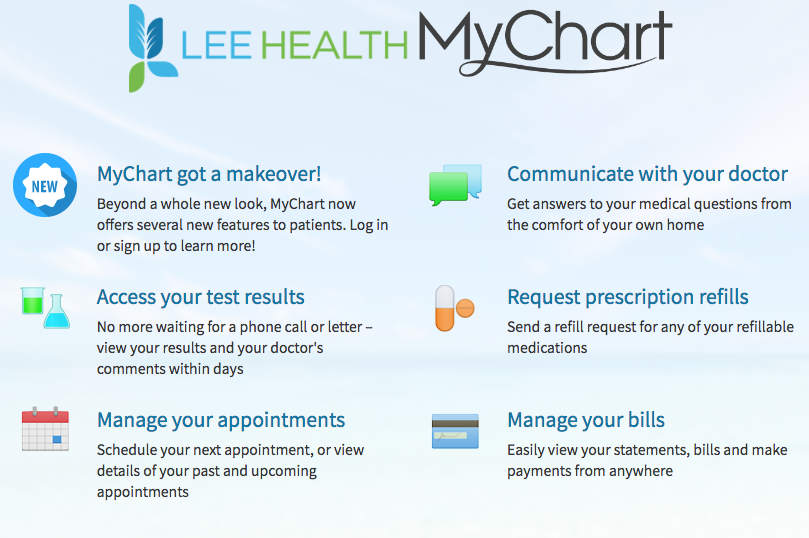 Lee Memorial System My Chart