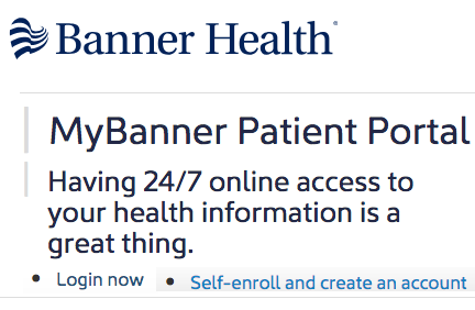 Www Bannerhealth Com Patients Mybanner Patient Portal Banner Health