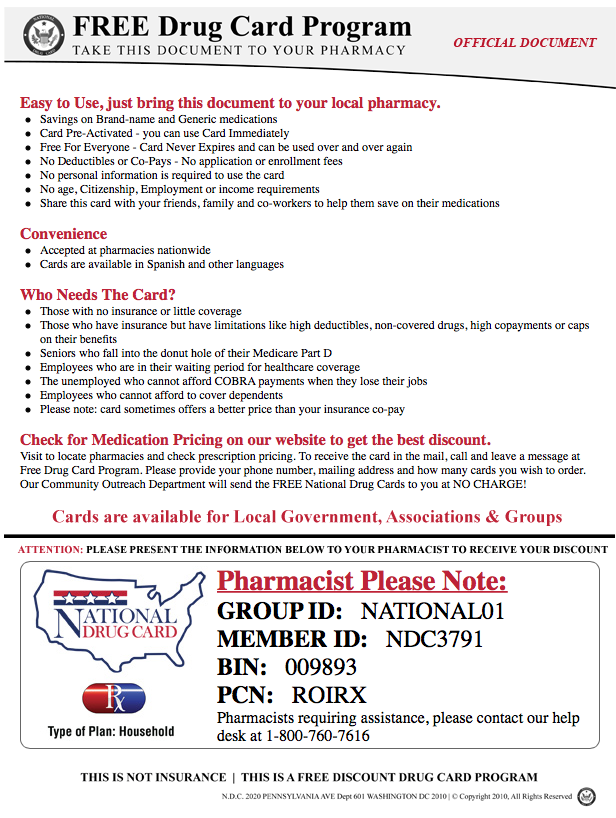 FREE Rx Prescriptions Coupons. Up to 80% off Use Same Day. 2