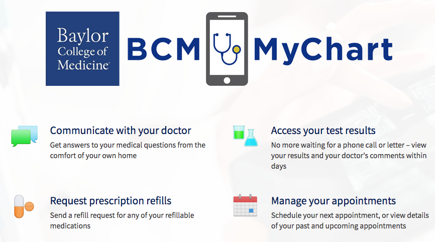 Baylor College Of Medicine My Chart