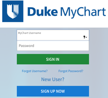 Duke My Chart Login