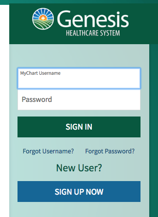 Genesis Healthcare System My Chart