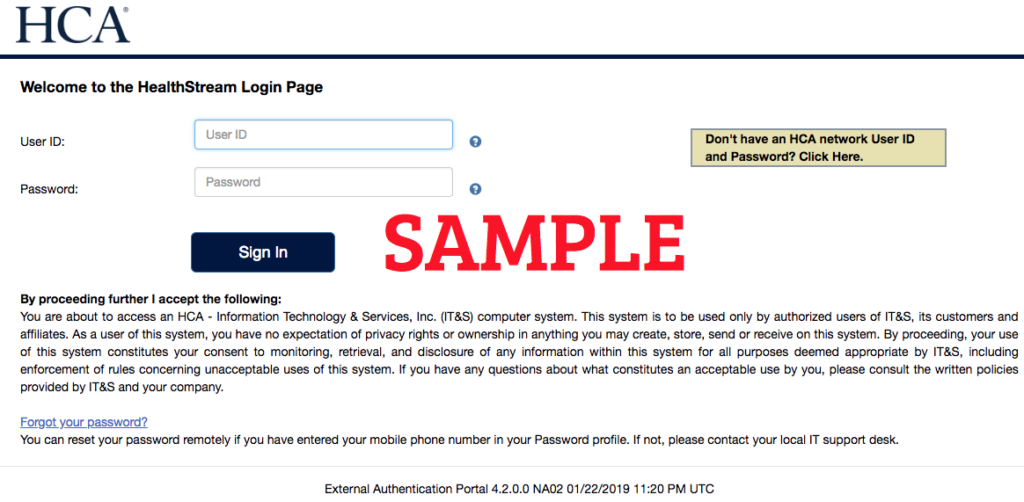 HCA Healthstream Login(06)