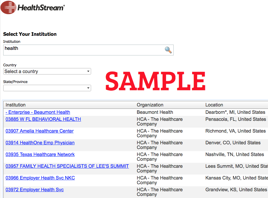 HCA Healthstream Login(03)