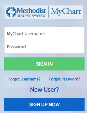 My Chart Methodist Health System