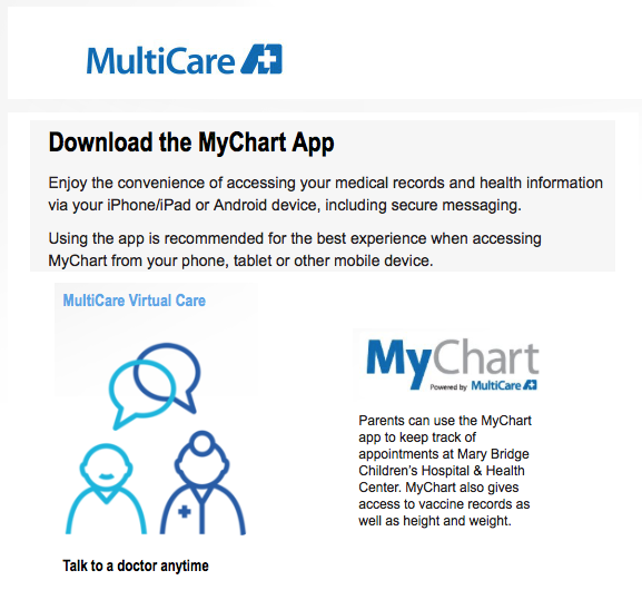 Multicare My Chart