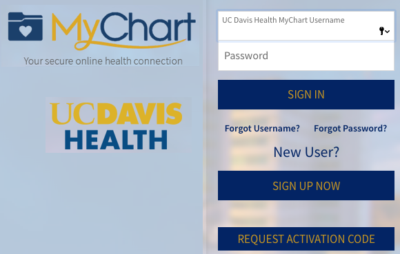 Uc Davis My Chart