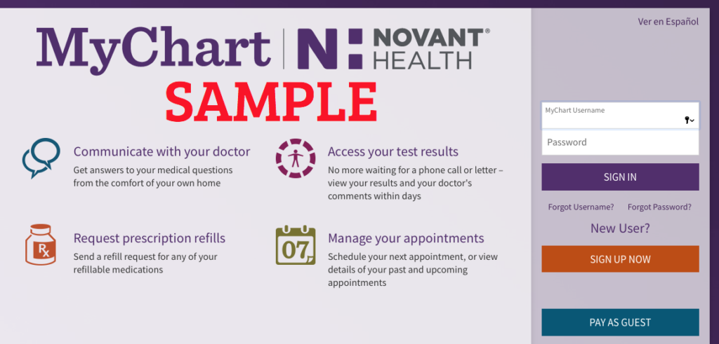 Novant My Chart App