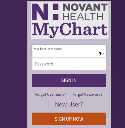 Novant My Chart Activation Code