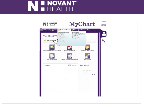 Novant My Chart App