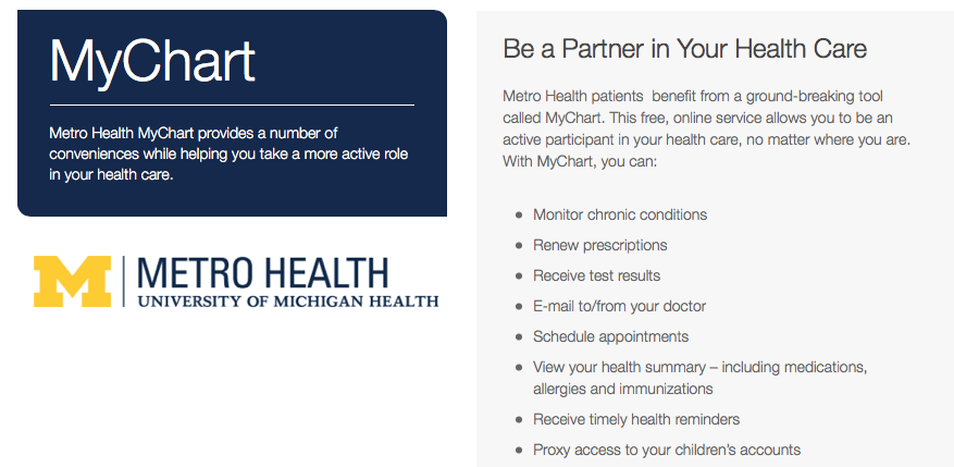 Metro Health Hospital My Chart