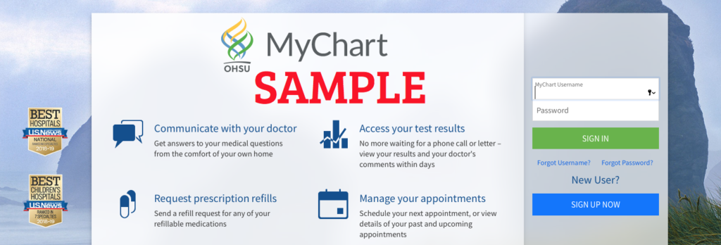 Ohsu My Chart Login