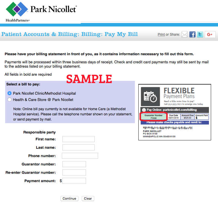 Healthpartners Park Nicollet My Chart