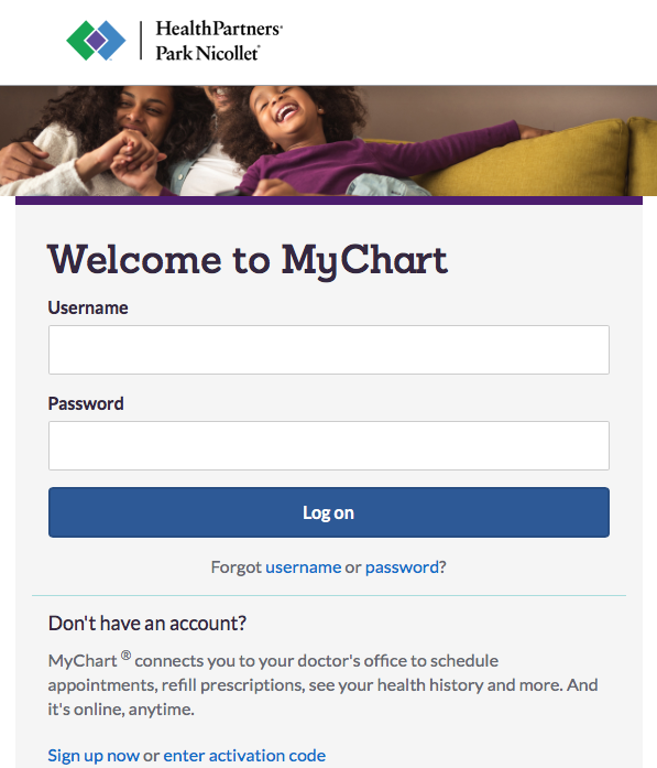 Park Nicollet My Chart