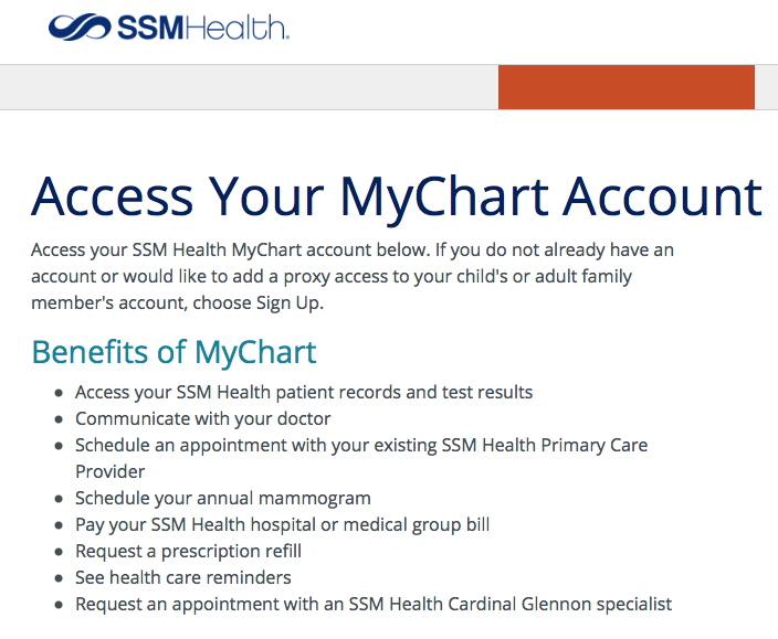 Ssm My Chart