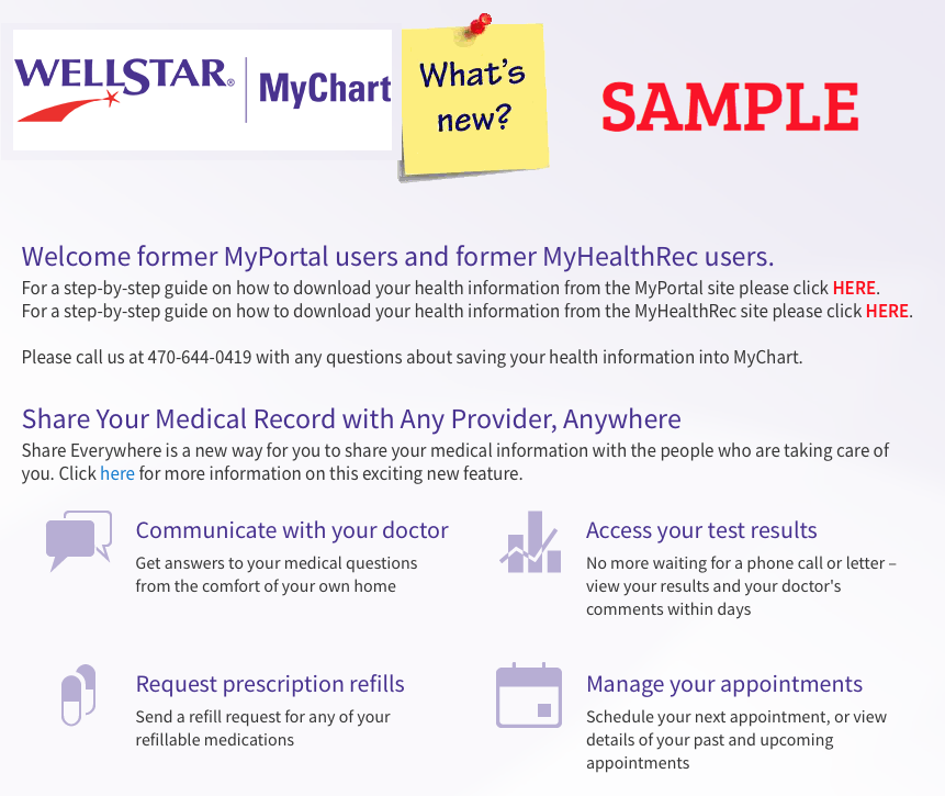 Wellstar My Chart