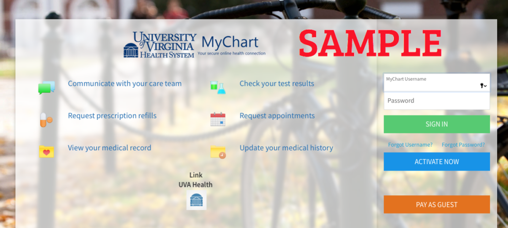 University Of Virginia Health System My Chart