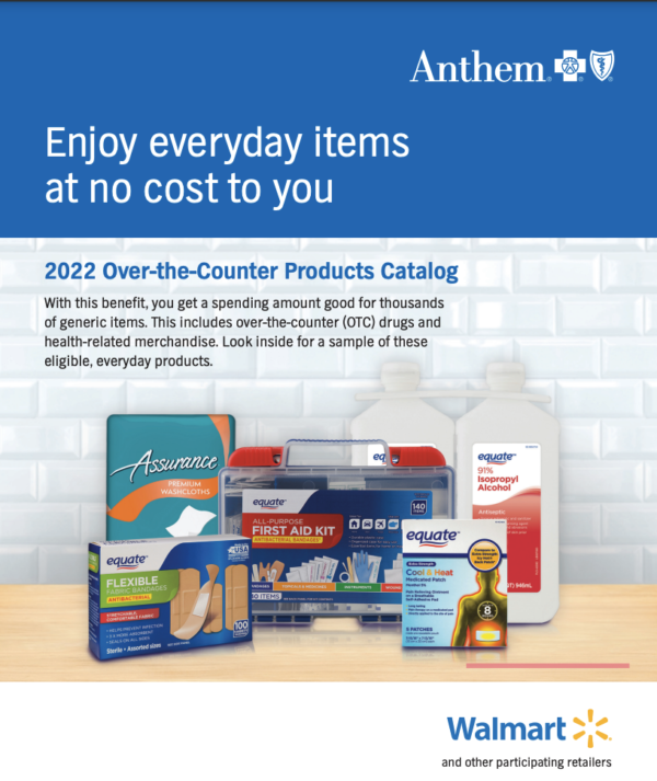 2022 Anthem OTC Product Catalog Over The Counter Health Management Corp