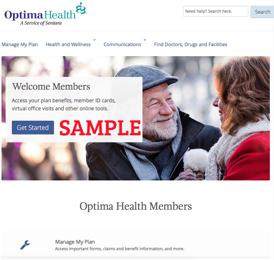 www.optimahealth.com/member | Optima Health Member 1