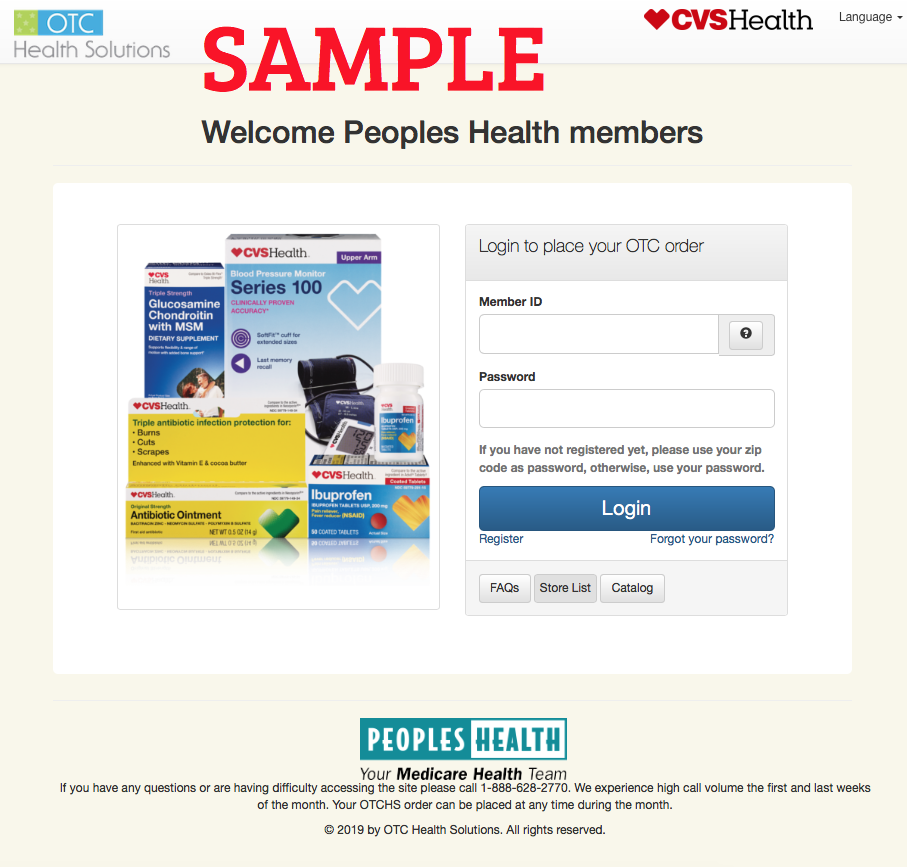 www.peopleshealth.com/otc/ | People's Health OTCHS OTC 1