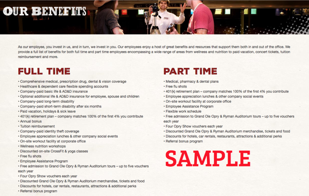 www.ybr.com/ryman | Ryman Hospitality Employee Benefits 1