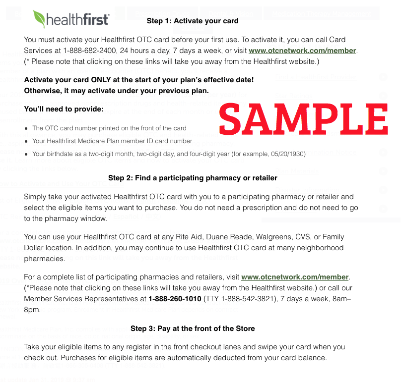 healthfirst.org/otc-card-activation | Healthfirst OTC Card 1