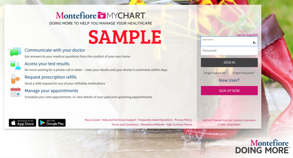 My Chart Montefiore App