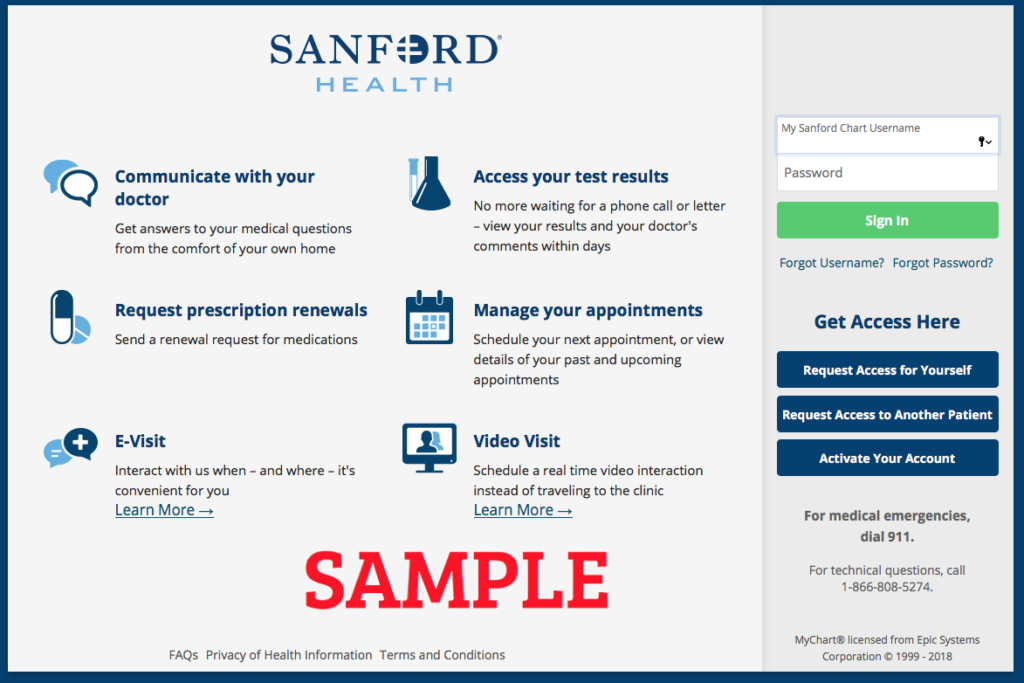 My Chart Sanford Health