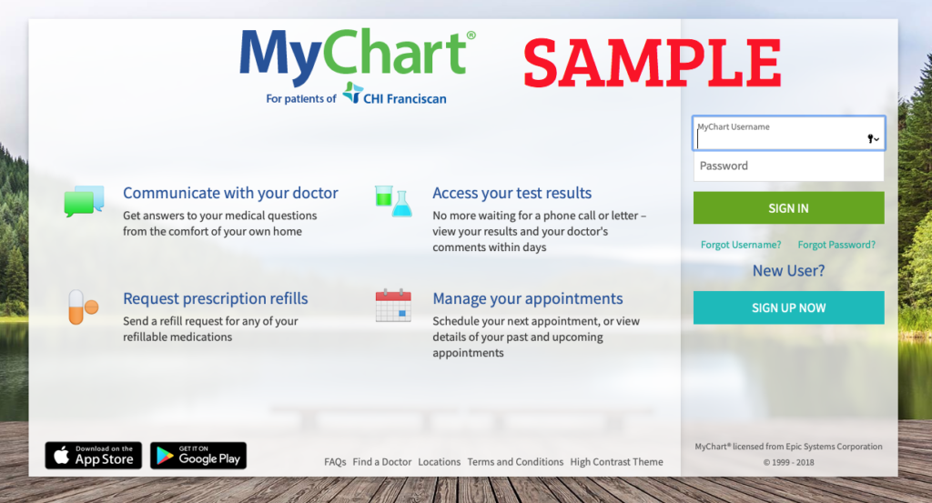 My Chart Epic App