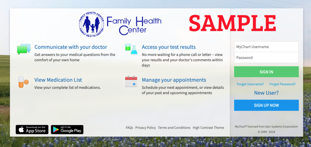 Waco Family Health Center My Chart