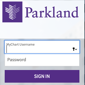 Parkland My Chart Login