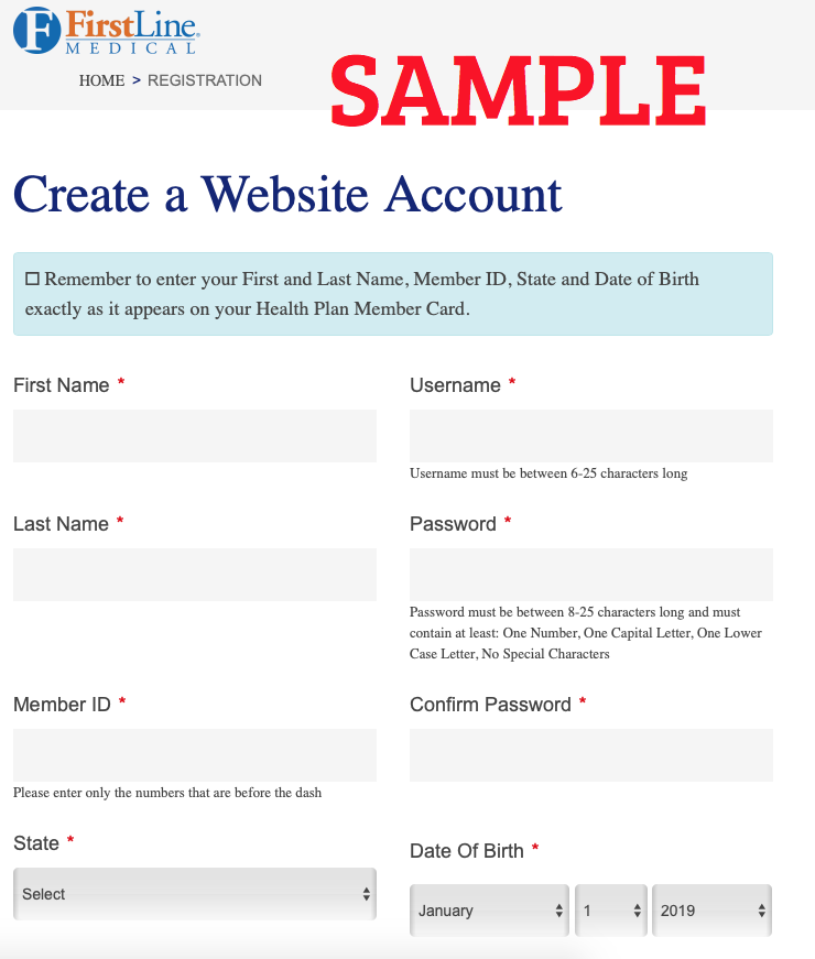 Health Products Benefit | Register | Create Online Account 1