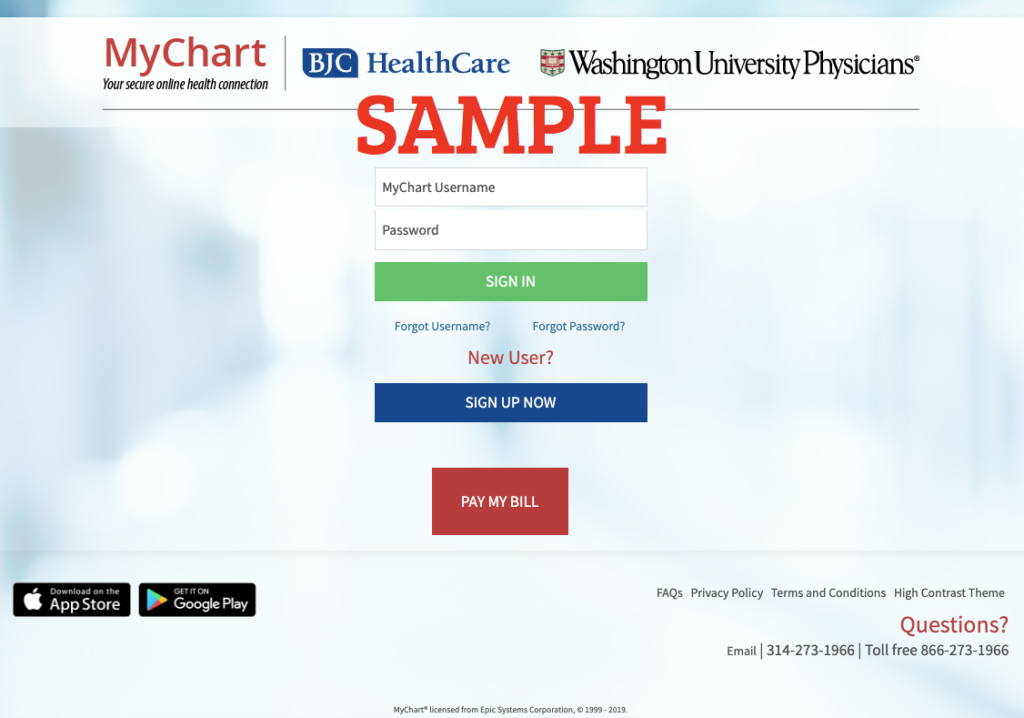 Mypatientchart Org My Chart Default Asp